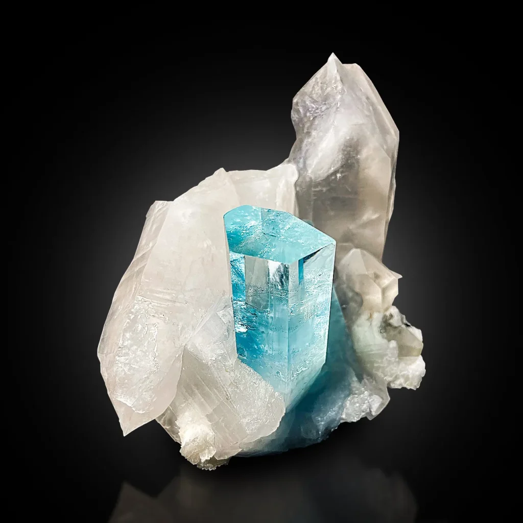 Aquamarine with Quartz and Feldspar - Image 2